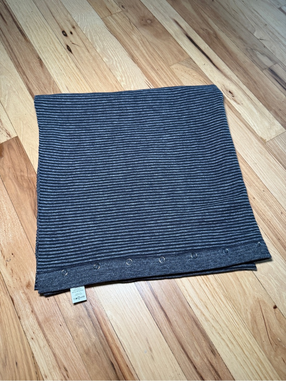 Lululemon Vinyasa Scarf Wrap - Mini Check Pique Black Pique